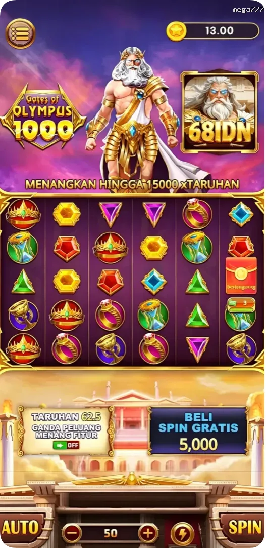 mega777 Tangkapan Layar - APK Resmi